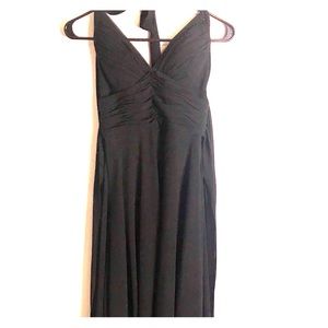WHBM Black Halter Cocktail Dress Size 4